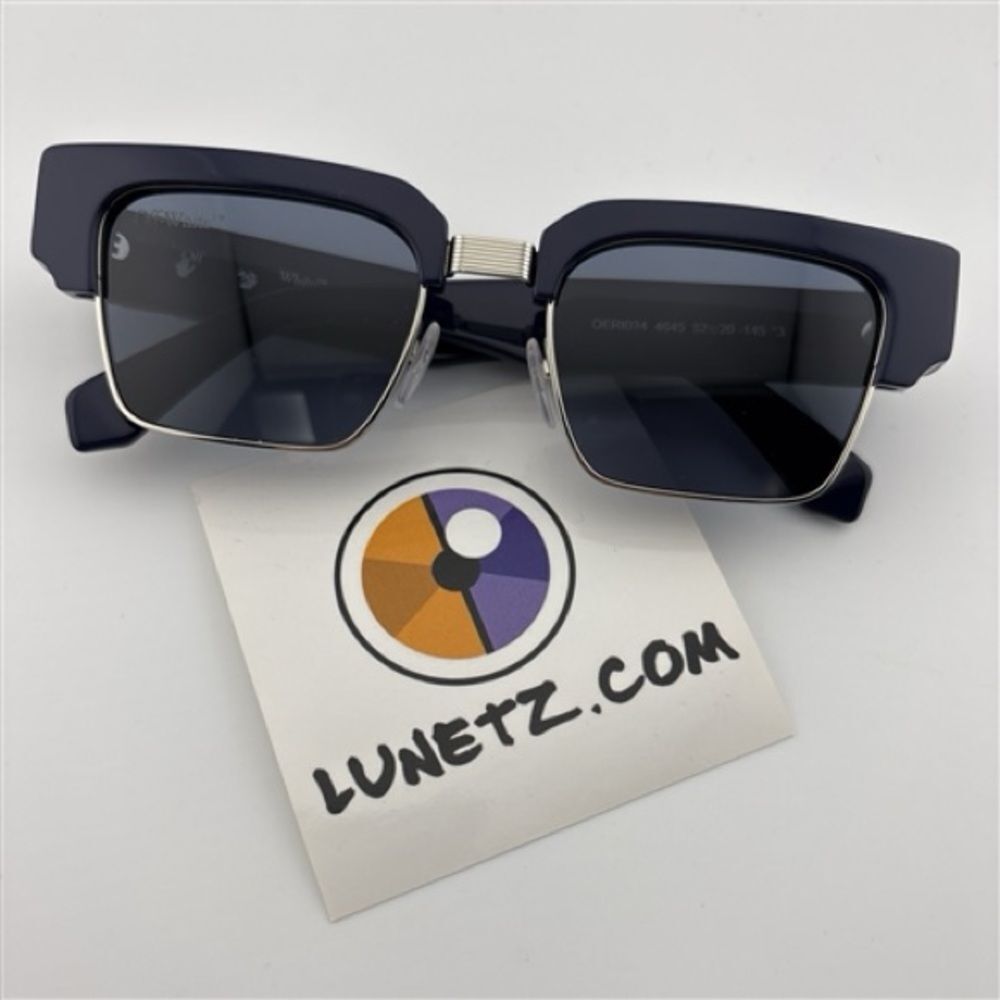 Off-White washington Navy Square Sunglasses